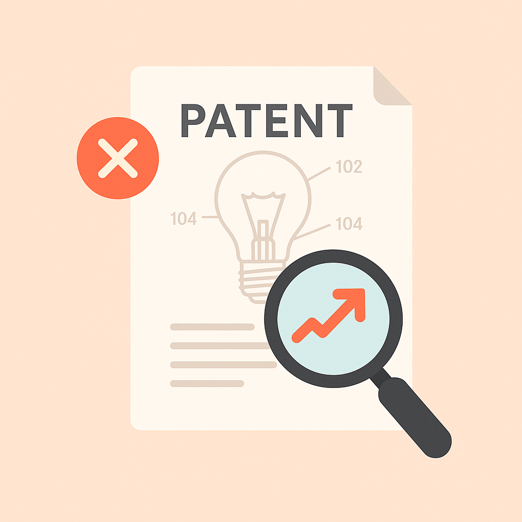 Abandoned patent mining illustration